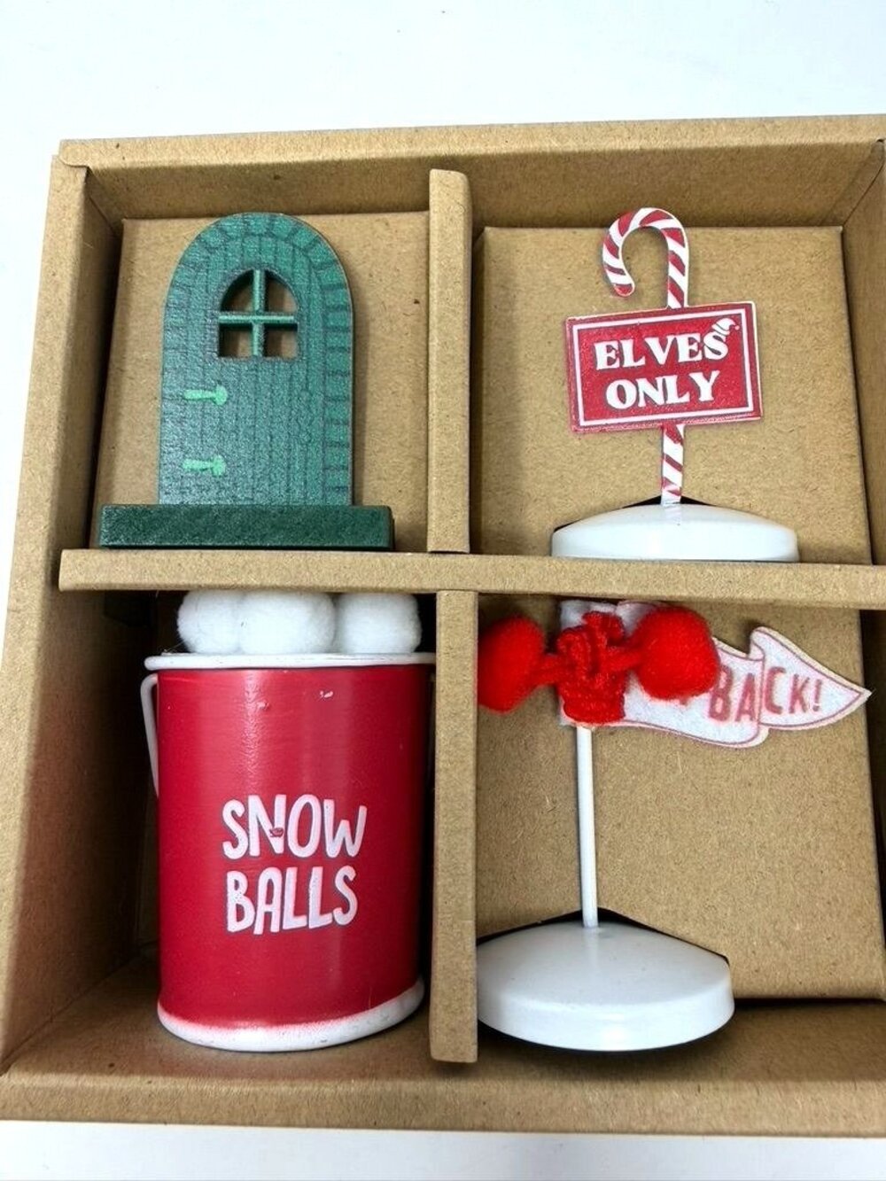 Target Bullseye Miniature Elf Collectible Set Christmas 2025 New Decor - Picture 4 of 6
